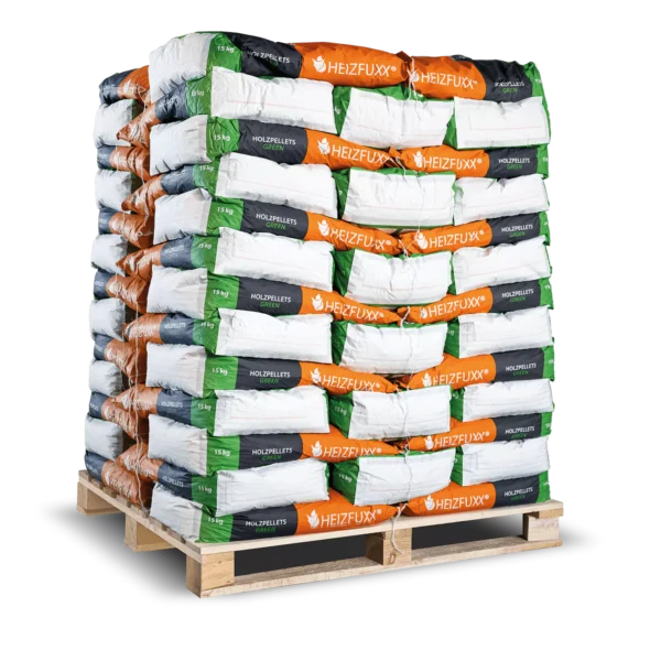 Heizfuxx Pellets Groen 6mm ENplus A1 – 65 Zakken – 15KG per zak
